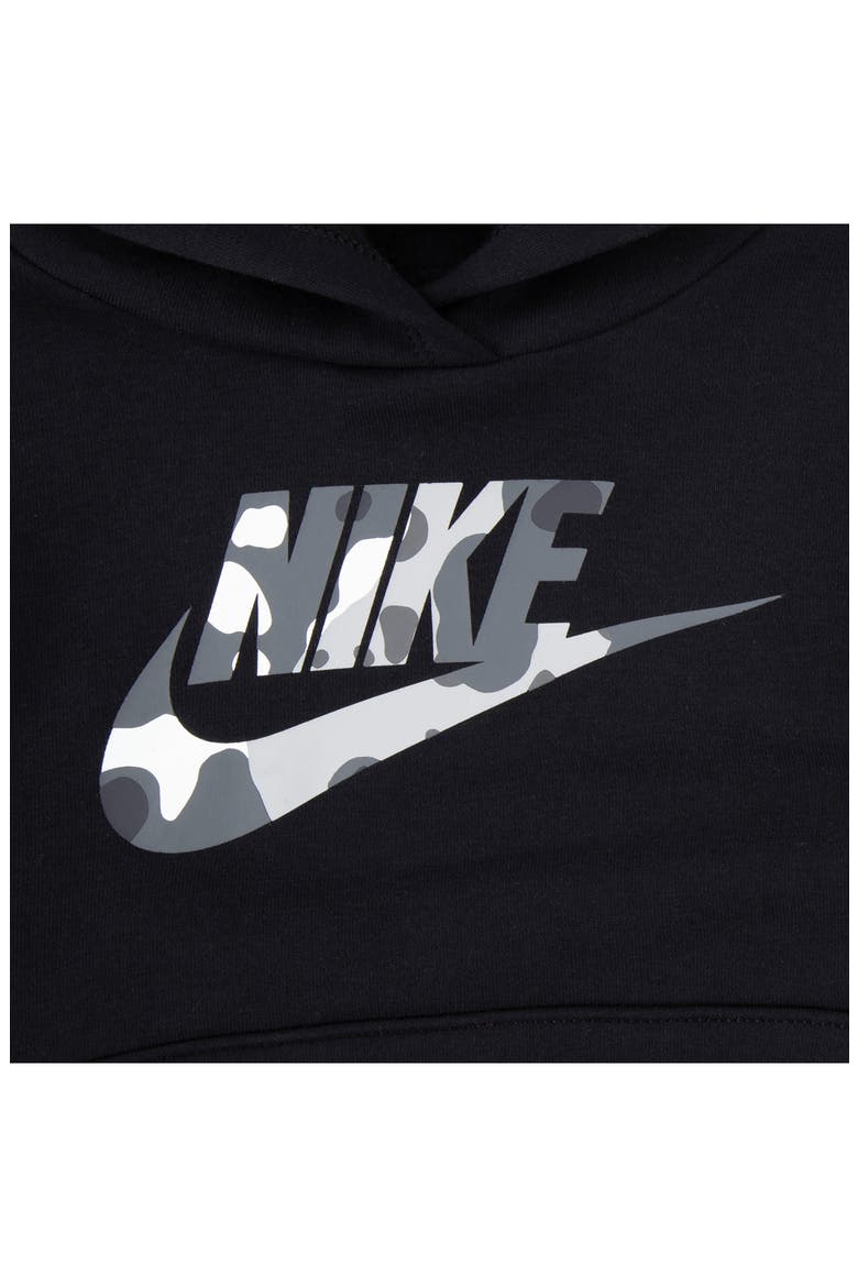 Kids' Camo Logo Hoodie & Sweatpants Set, Alternate, color, BLACK