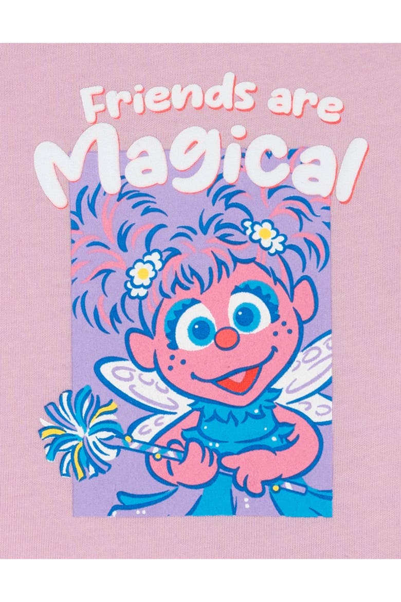 2-Piece T-Shirt and French Terry Shorts Set, Alternate, color, Sesame Pink Purple