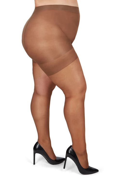 2-Pack Curvy Silky Sheer Tights (Plus)