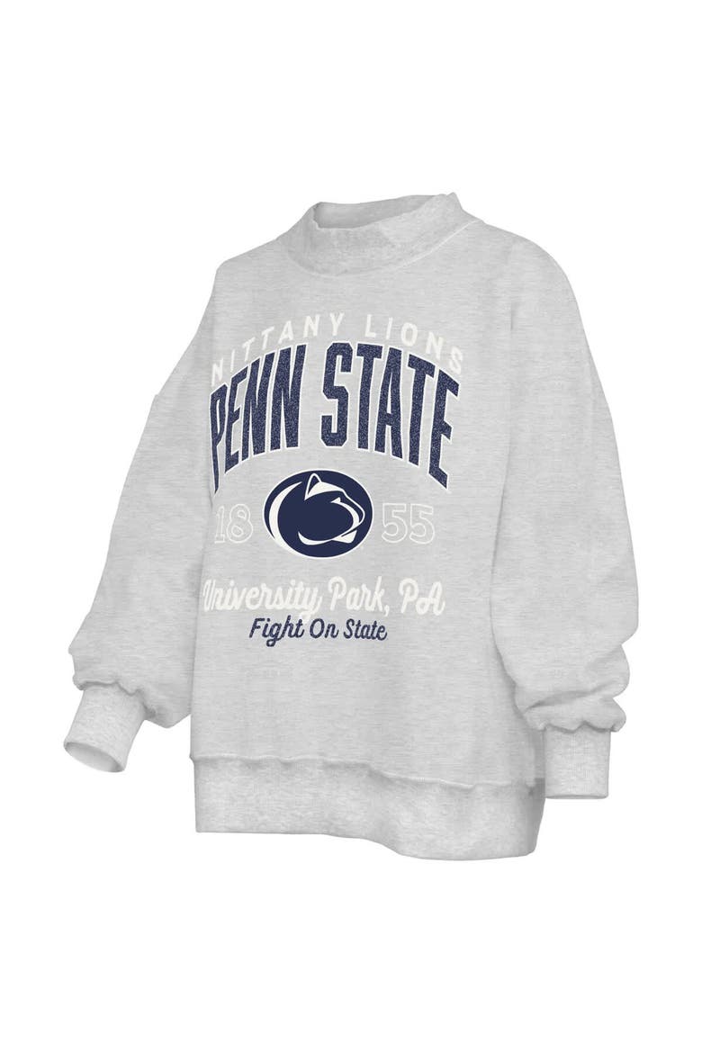 Women's Pressbox  Heather Gray Penn State Nittany Lions Reversible Sweatshirt, Alternate, color, Heather Gray