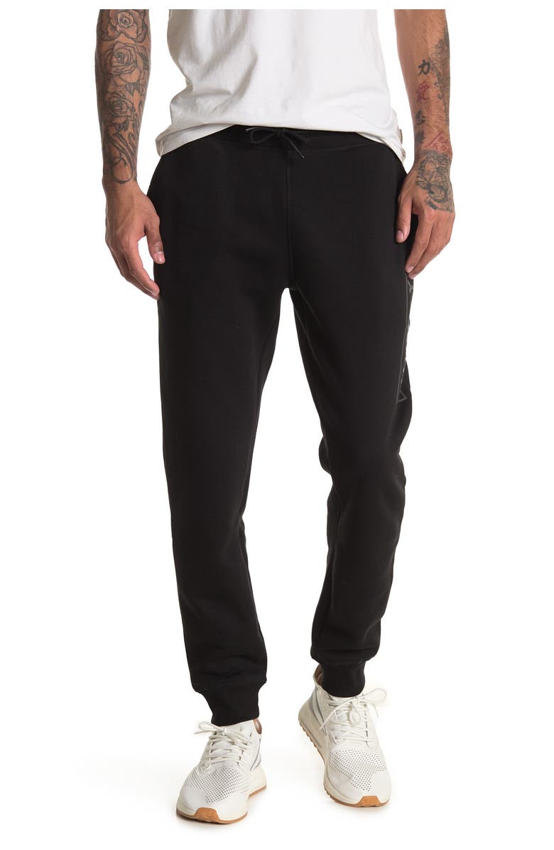 Hurley Logo Fleece Joggers, Alternate, color, Black