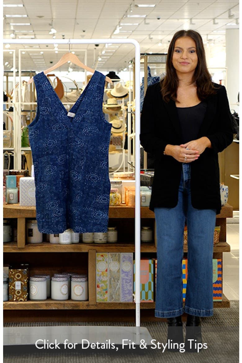 Azure Sleeveless Organic Cotton Minidress video