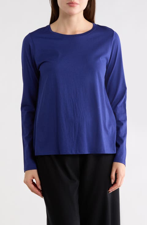 Organic Cotton Long Sleeve T-Shirt (Regular & Petite)