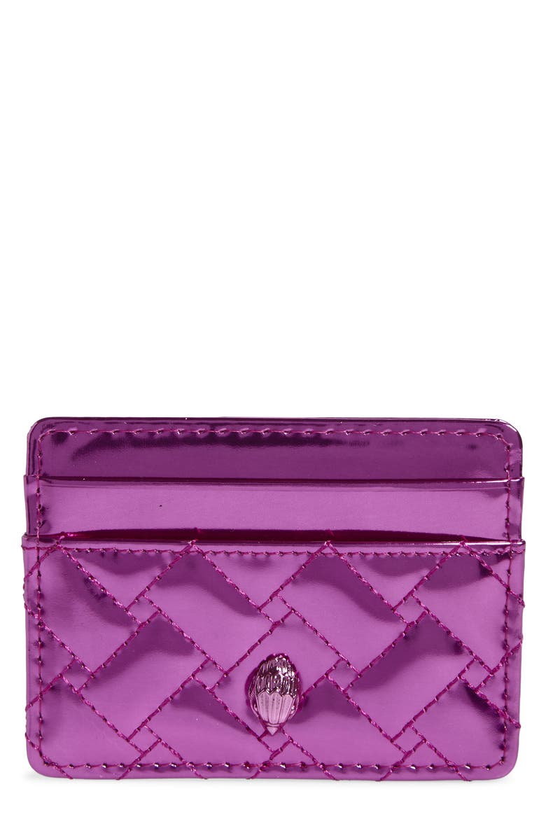 Kensington Card Holder, Main, color, FUCHSIA