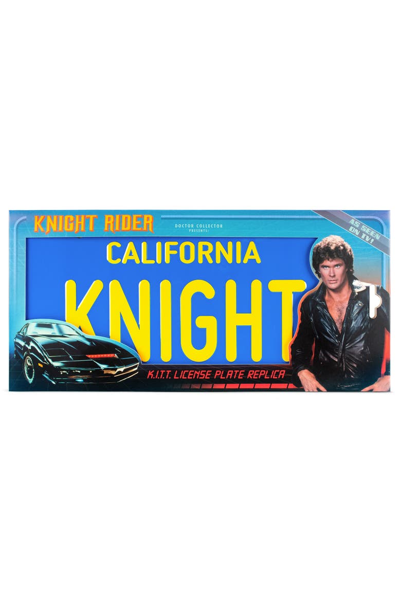 Knight Rider License Plate, Main, color, Multicolored