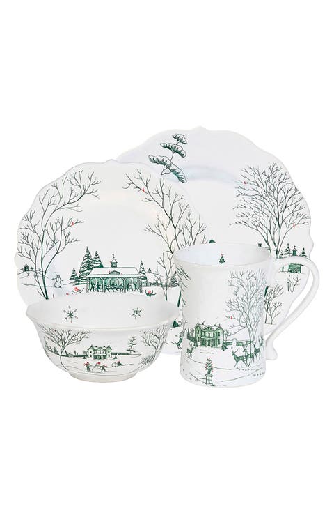 Country Estate Winter Frolic 4-Piece Place Setting
