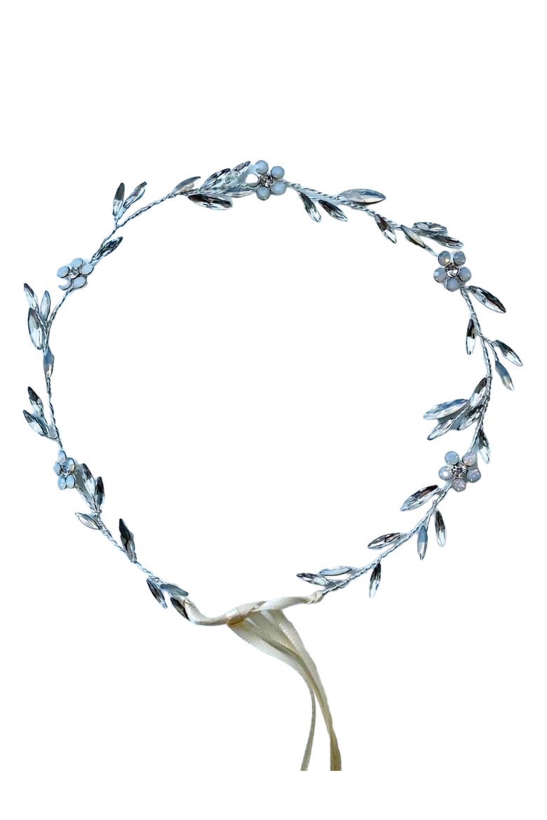 Galatea Crystal & Opal Halo (Nordstrom Exclusive), Alternate, color, SILVER