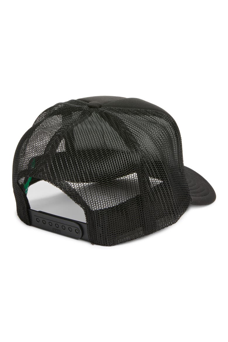 Take a Hike Patch Trucker Hat, Alternate, color, BLACK