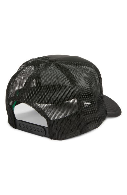 Friday Feelin ' Take A Hike Patch Trucker Hat In Black