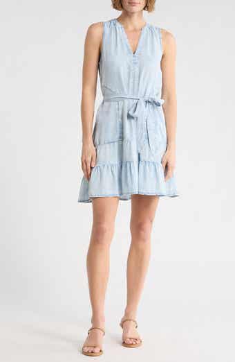 Splendid Hudson Sleeveless Flounce Hem Dress