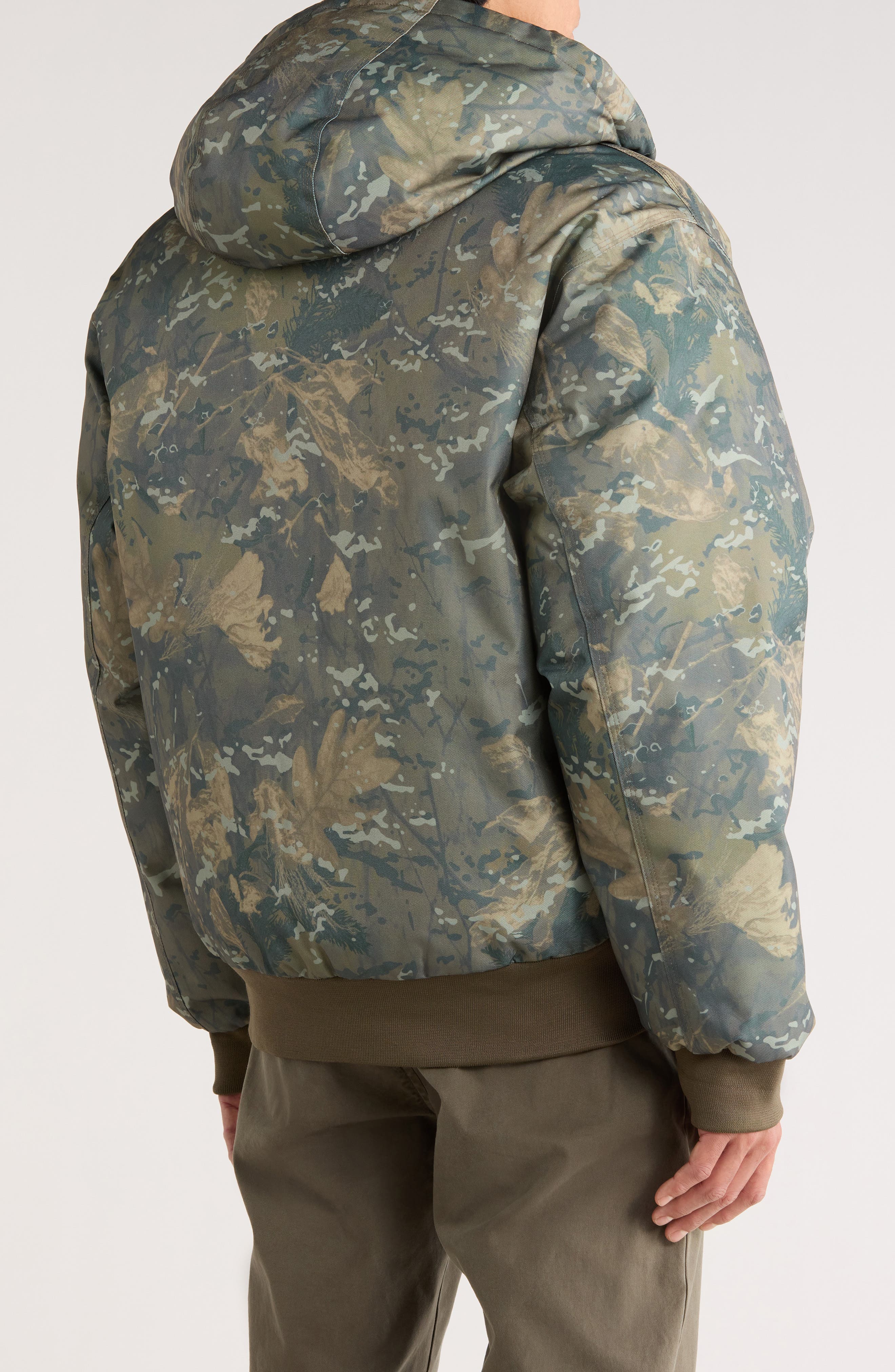 Water Repellent Active Cold Padded Nylon Jacket - image 2