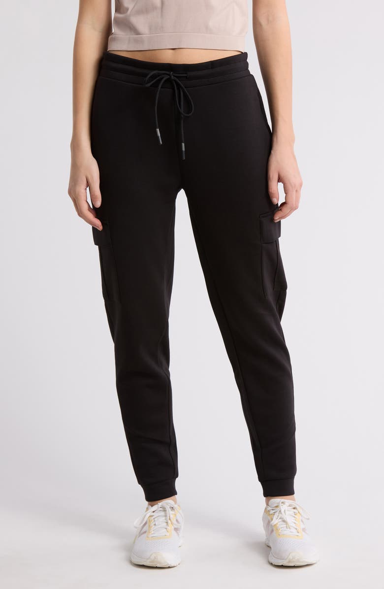 KYODAN Drawstring Scuba Knit Cargo Joggers, Main, color,