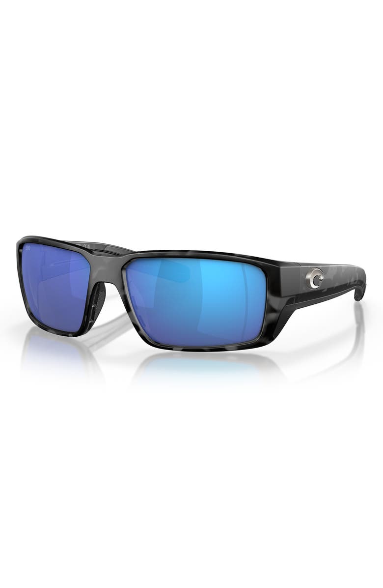 Costa Del Mar Fantail Pro 60mm Polarized Mirrored Sunglasses, Alternate, color,