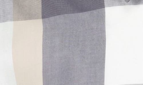 Calvin Klein Kids' Plaid Long Sleeve Button-up Shirt In Gray