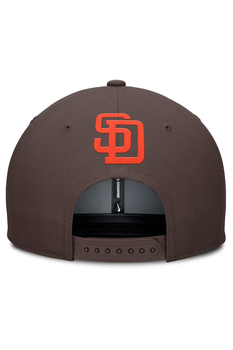 Men's Nike Gray/Brown San Diego Padres Pro Performance Snapback Hat, Alternate, color, Gray