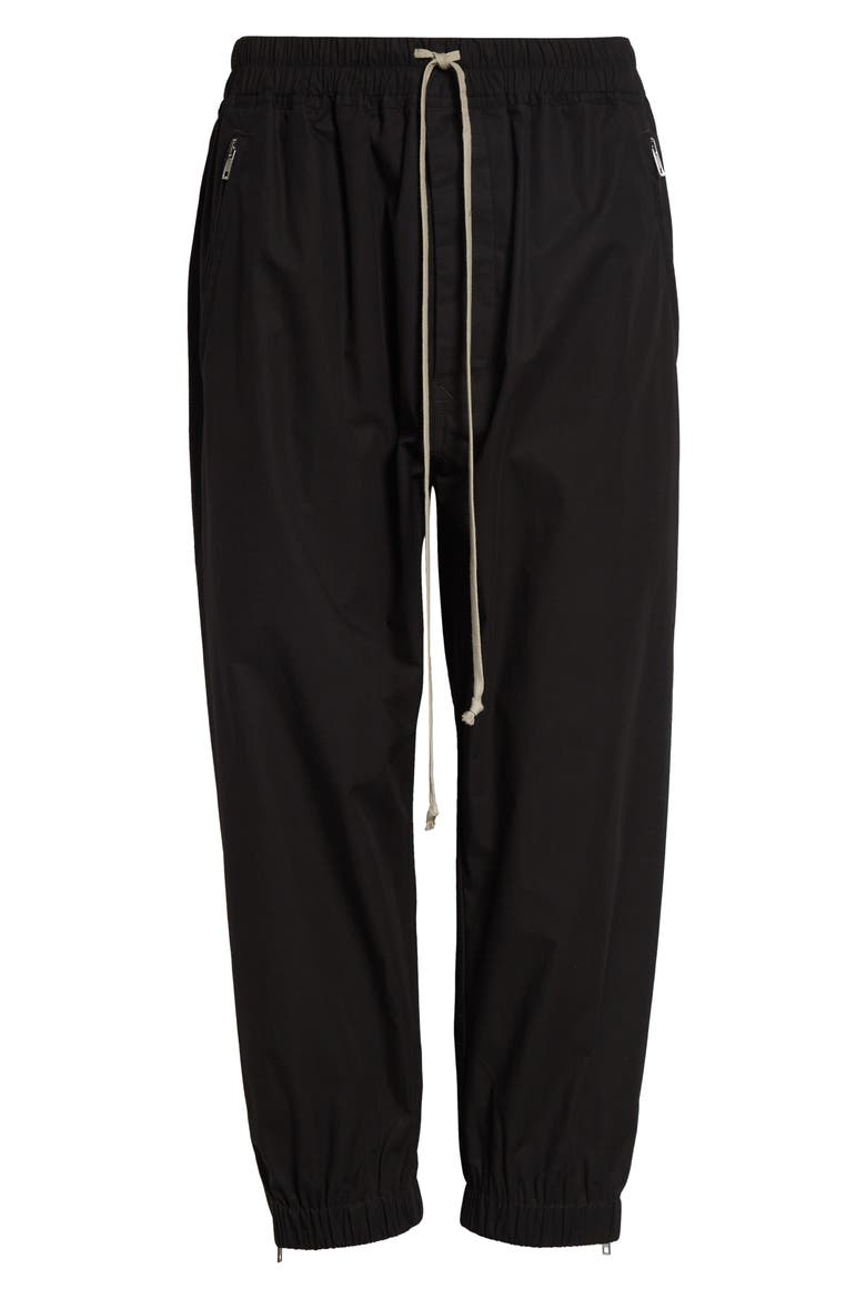 Cotton Crop Joggers, Alternate, color, BLACK