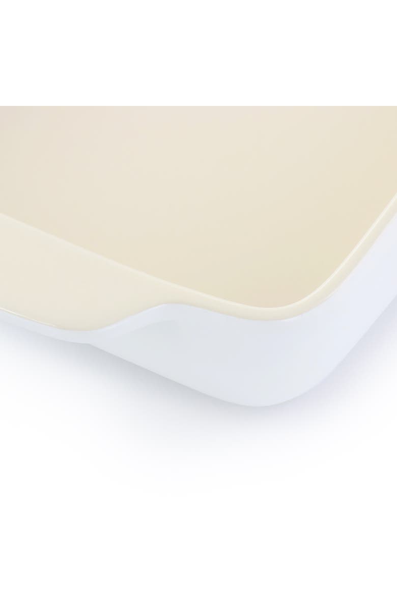 Crockpot 4 Quart Rectangular Stoneware Bake Pan, Alternate, color, White