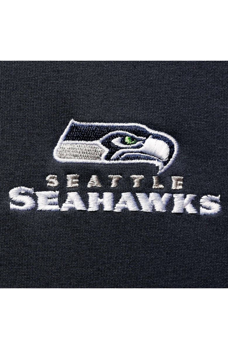 DUNBROOKE Men's Dunbrooke College Navy Seattle Seahawks Shag Tri-Blend Full-Zip Raglan Hoodie, Alternate, color, Navy