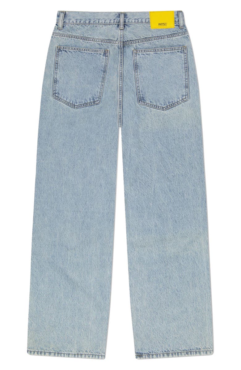 WeSC Jay Wide Leg Jeans, Alternate, color, Authentic Light Wash
