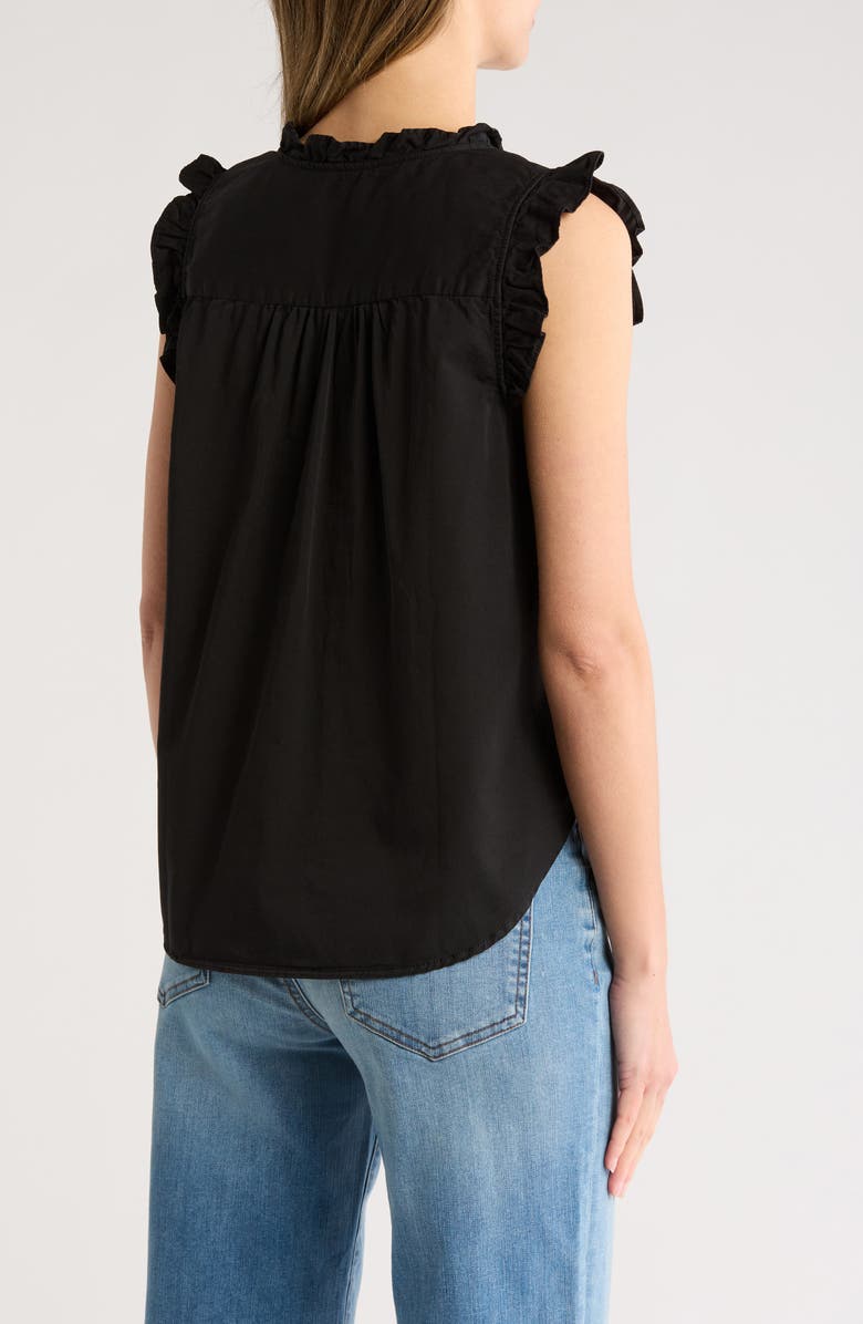 Daniel Rainn Ruffle Button-Up Top, Alternate, color, 