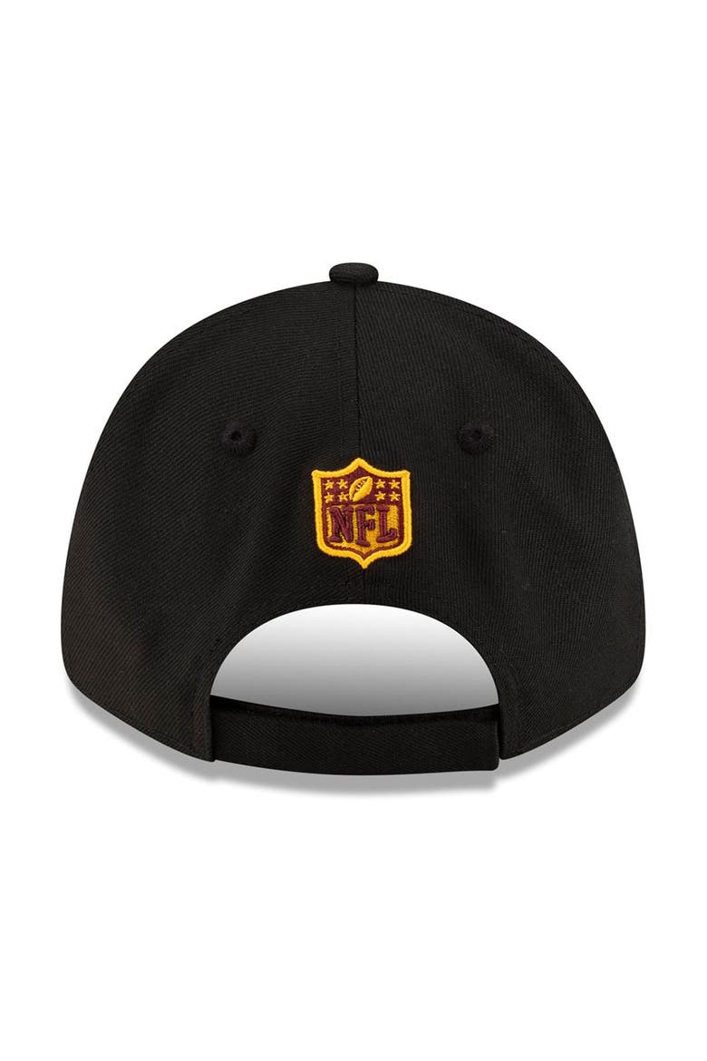 Men's New Era Black Washington Commanders Alternate 9FORTY Adjustable Hat, Alternate, color, Black