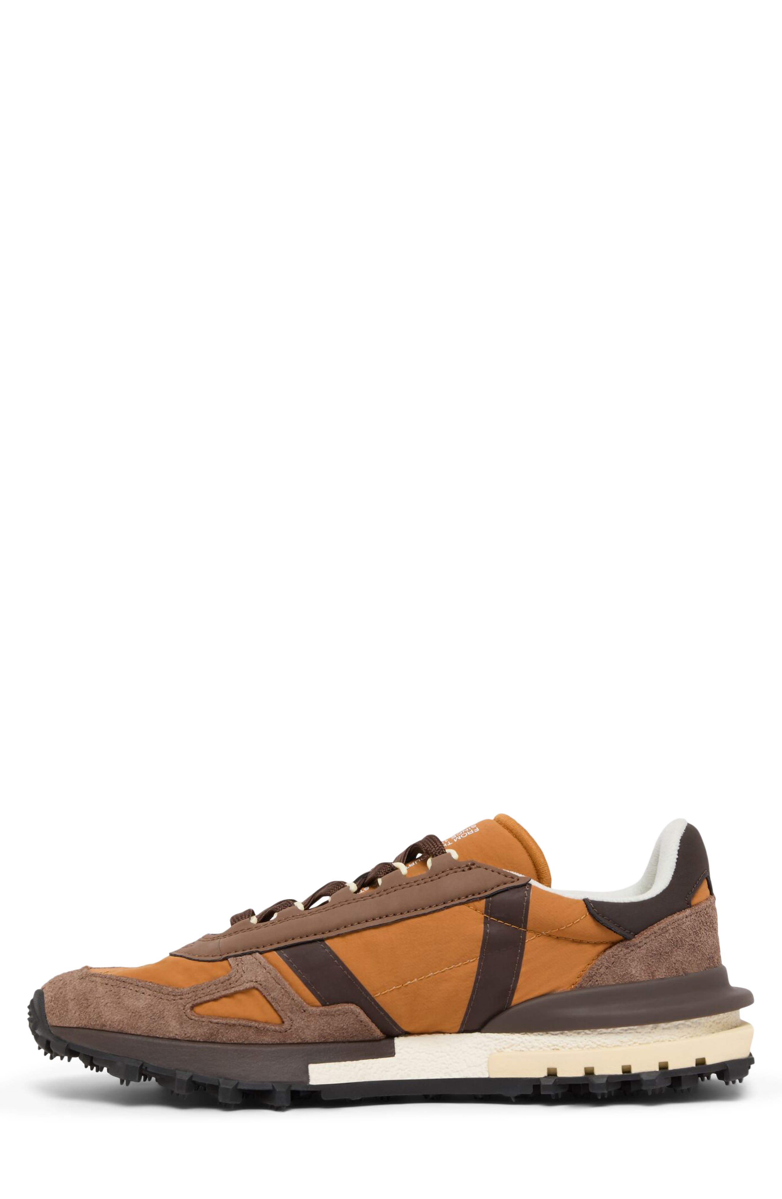 Elite Active 2264 Leather Sneaker, Alternate, color, TAN/ BLACK