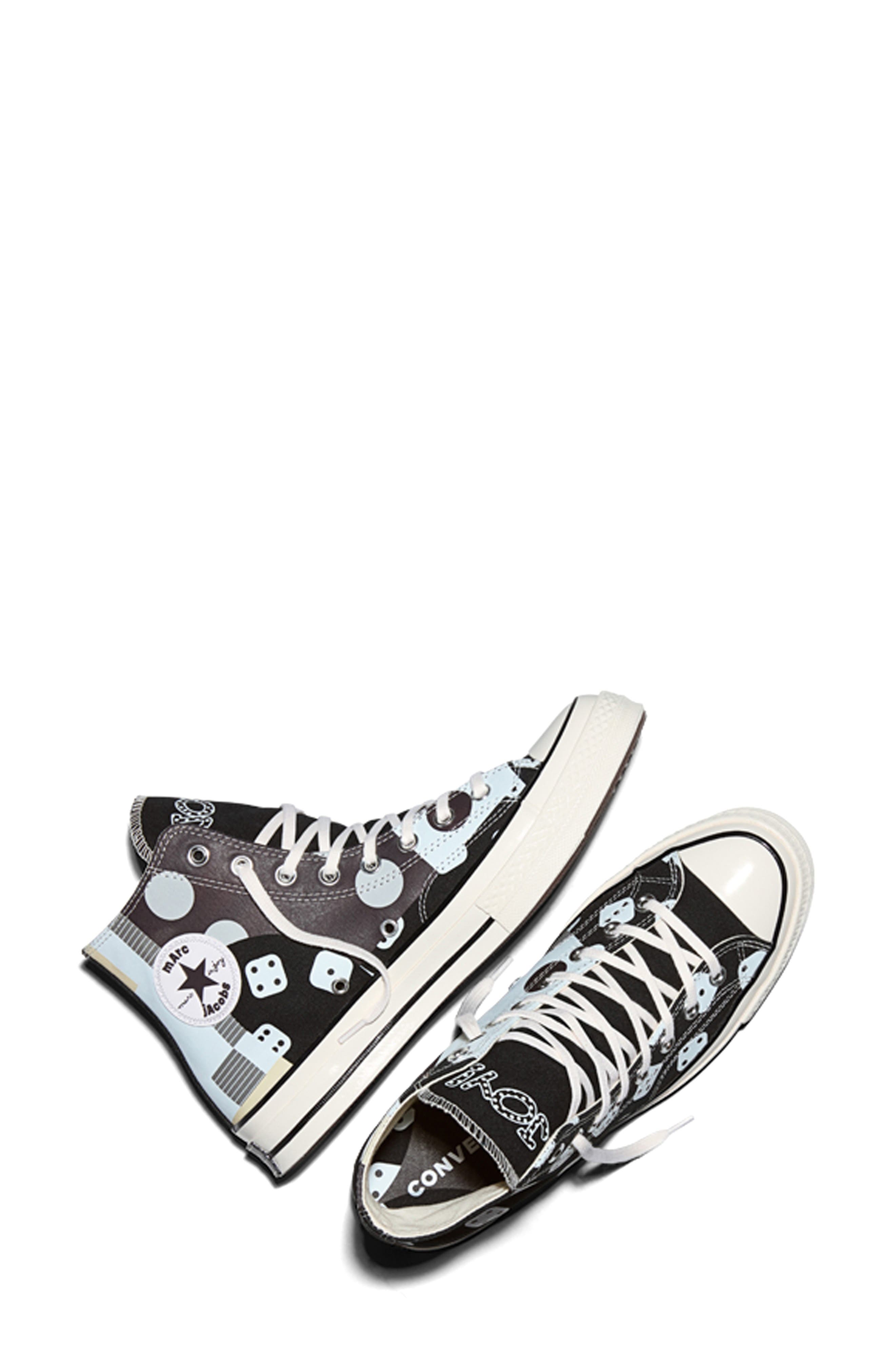 Converse x Marc Jacobs Gender Inclusive Chuck Taylor<sup>®</sup> All Star<sup>®</sup> Canvas High Top Sneaker, Alternate, color, 