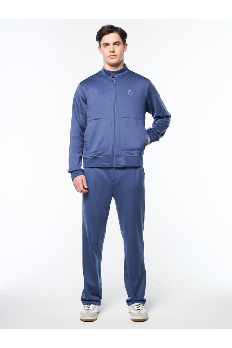 Sandro Track Jacket, Alternate, color, BLUE INDIGO