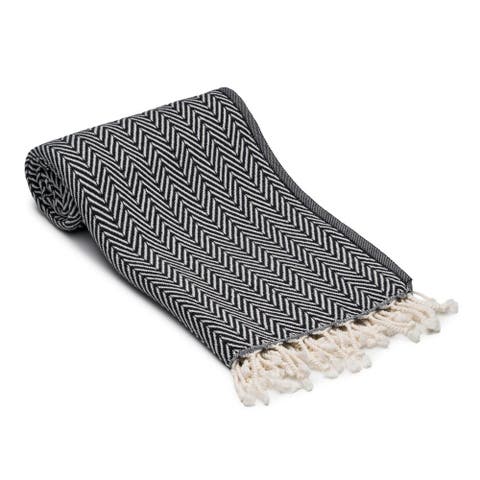 Herringbone Turkish Cotton Bath Towel