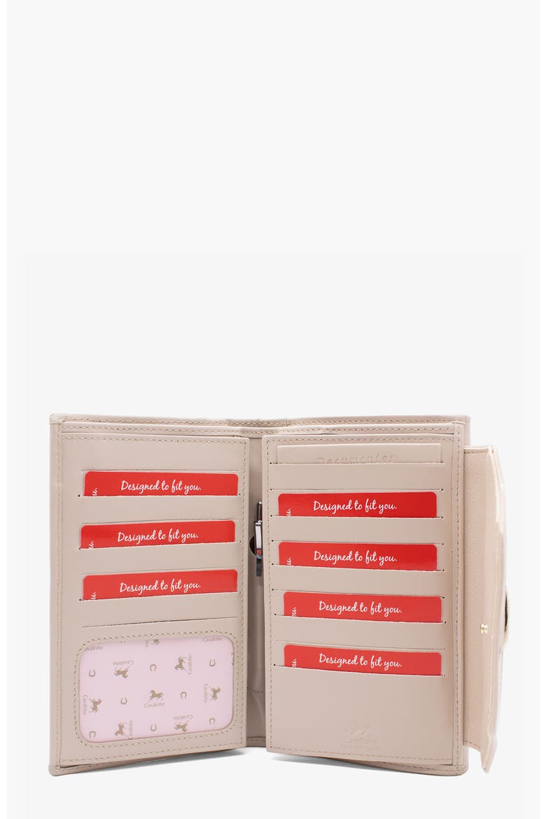 Radiance 206 Wallet, Alternate, color, Light Blue / Beige