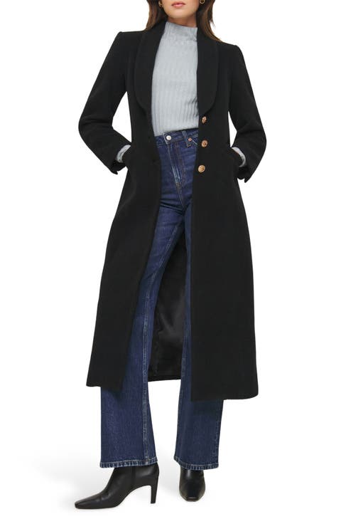 Eden Recycled Wool Blend Longline Coat