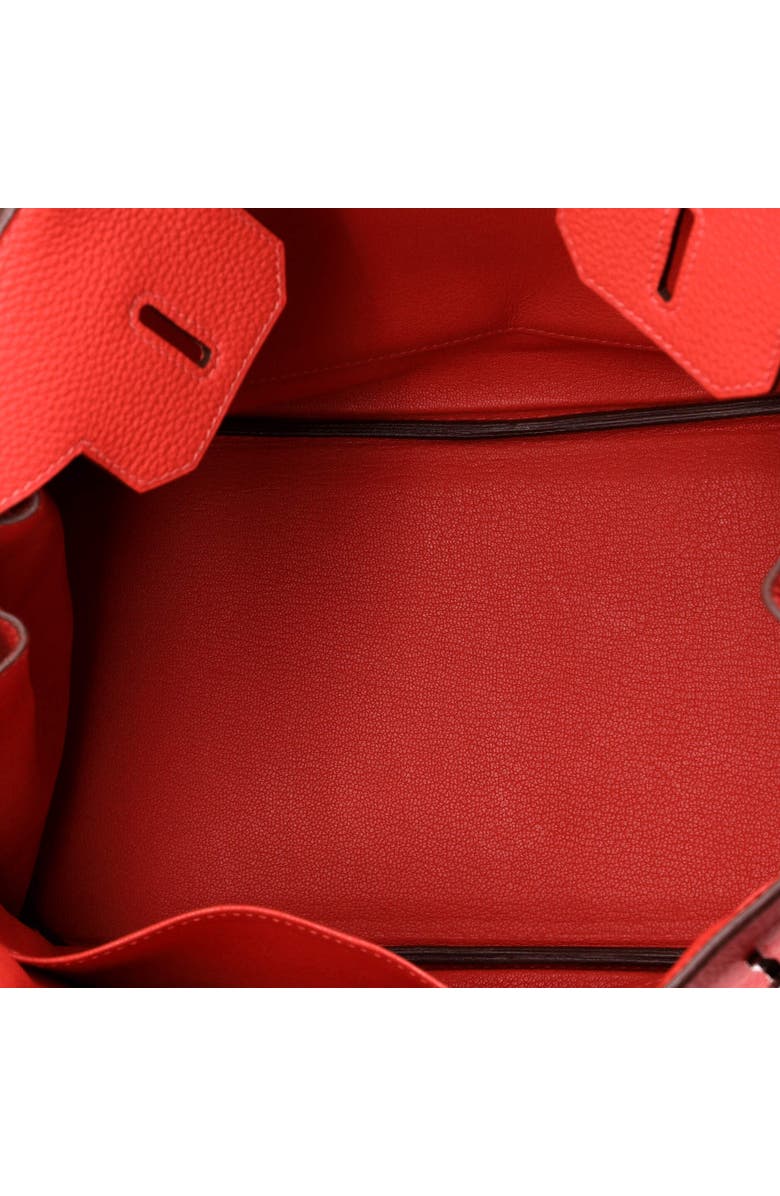 Pre-Owned Hermes Birkin Handbag Red Togo with Palladium Hardware 30, Alternate, color, Rouge Pivoine