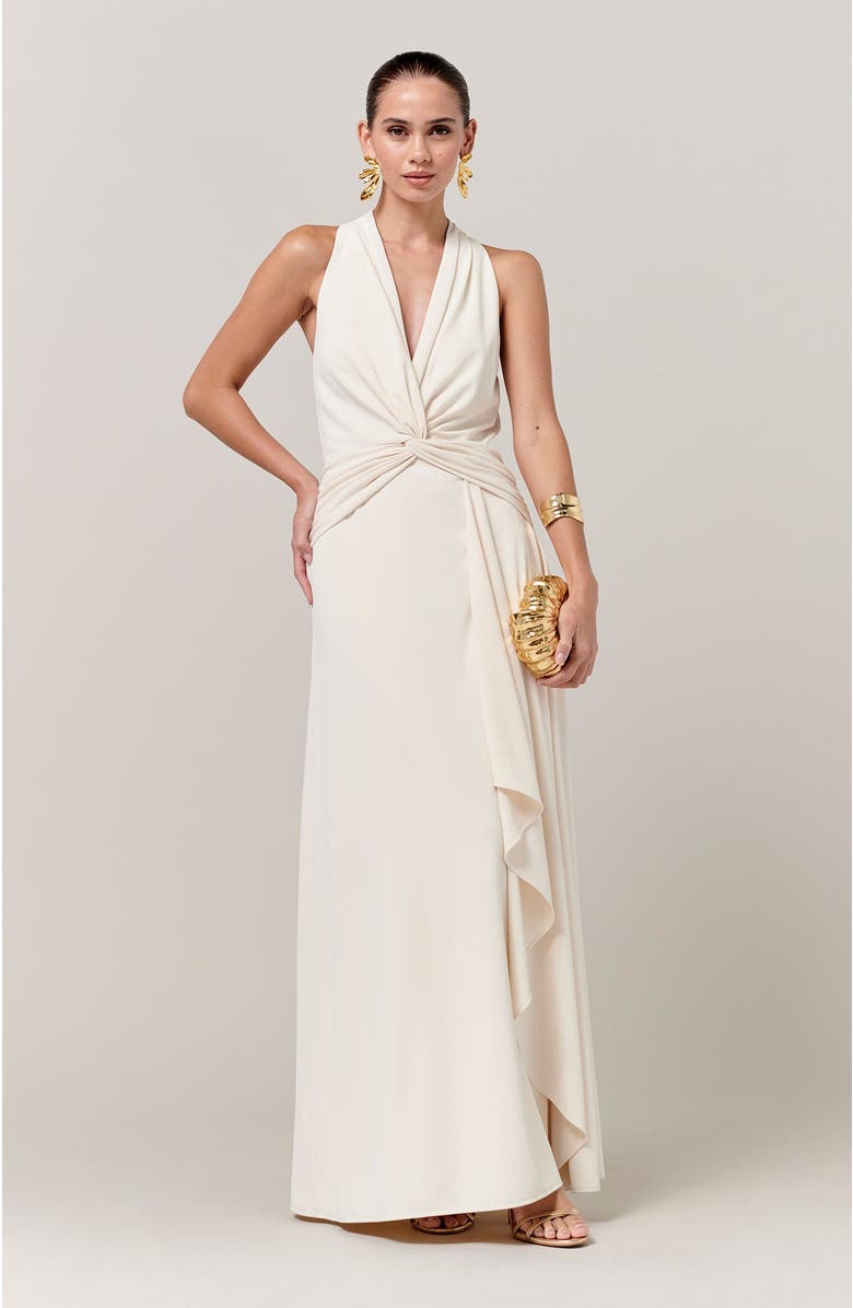 SAVEL Hennie Midi Dress, Alternate, color, Ivory