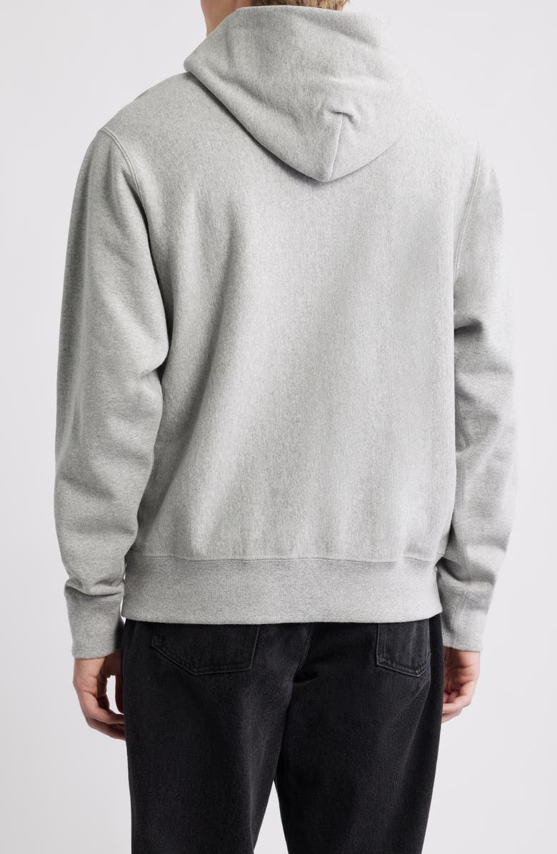 EDWIN Relaxed Fit Hoodie, Alternate, color, Heather Grey