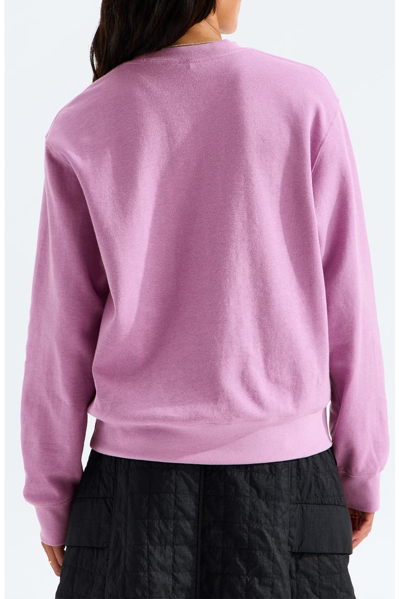 Double Knit Crewneck Sweatshirt, Alternate, color, HUSHED LAVENDER
