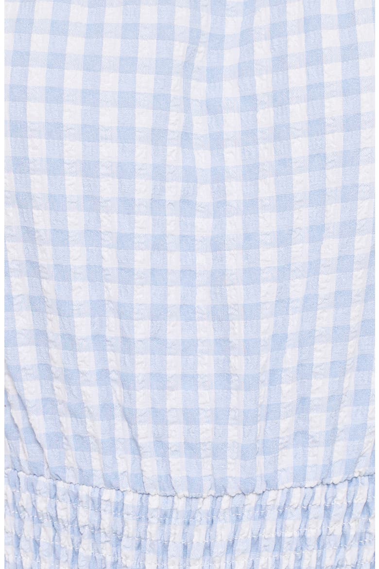 Felicity Gingham Romper, Alternate, color, BLUE GINGHAM