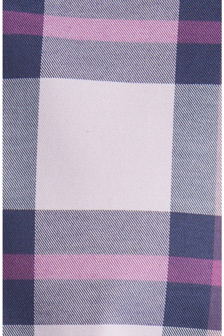 DRY TOUCH® Plaid Performance Button-Up Shirt, Alternate, color, LAVENDER