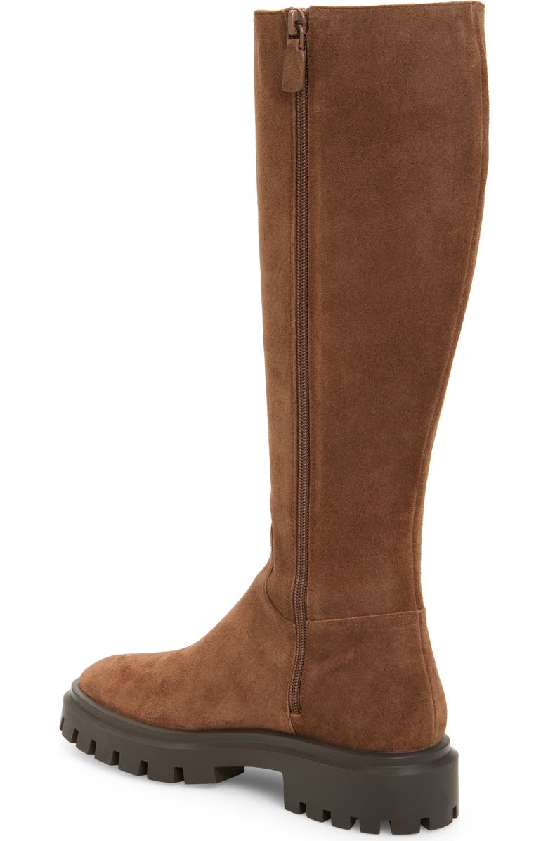 Stuart Weitzman Ultra Lug Knee High Boot, Alternate, color, Espresso
