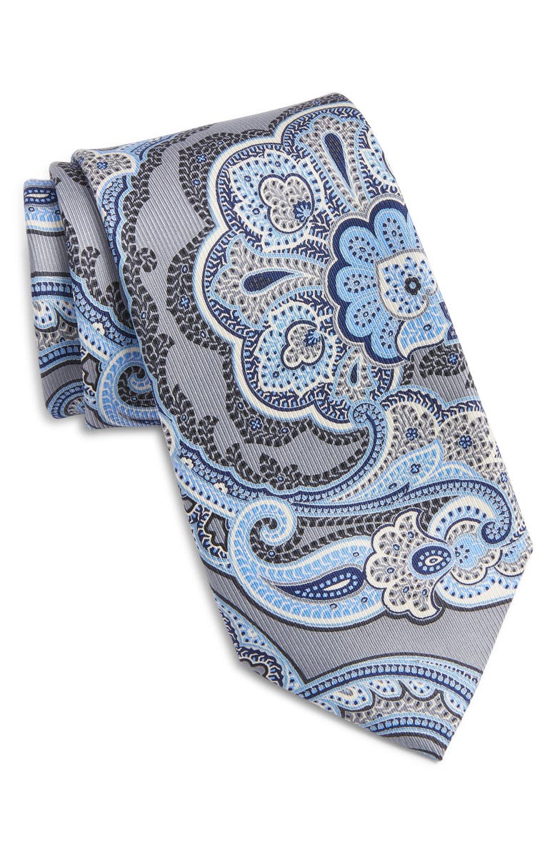 Nordstrom Paisley Silk Tie, Main, color,