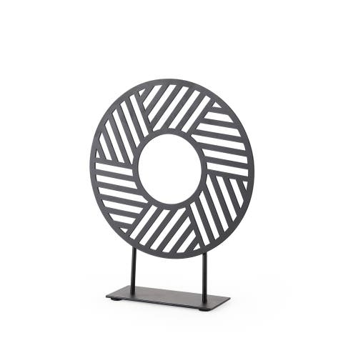Micra Metal Decorative Object on a Stand