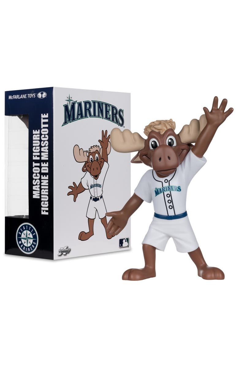 McFarlane Mariner Moose (Seattle Mariners) McFarlane MLB Posed Mascot, Main, color, Multi-Color