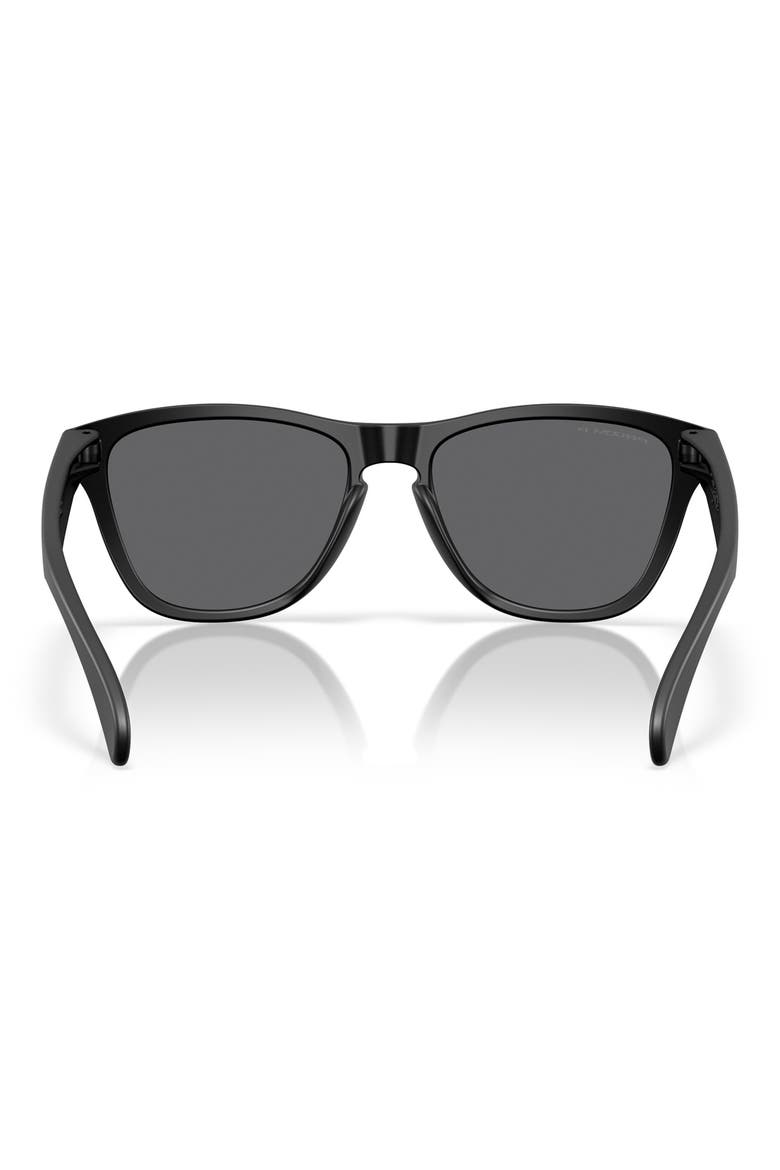 53mm Prizm™ Polarized Round Sunglasses, Alternate, color, MATTE BLACK / POLAR