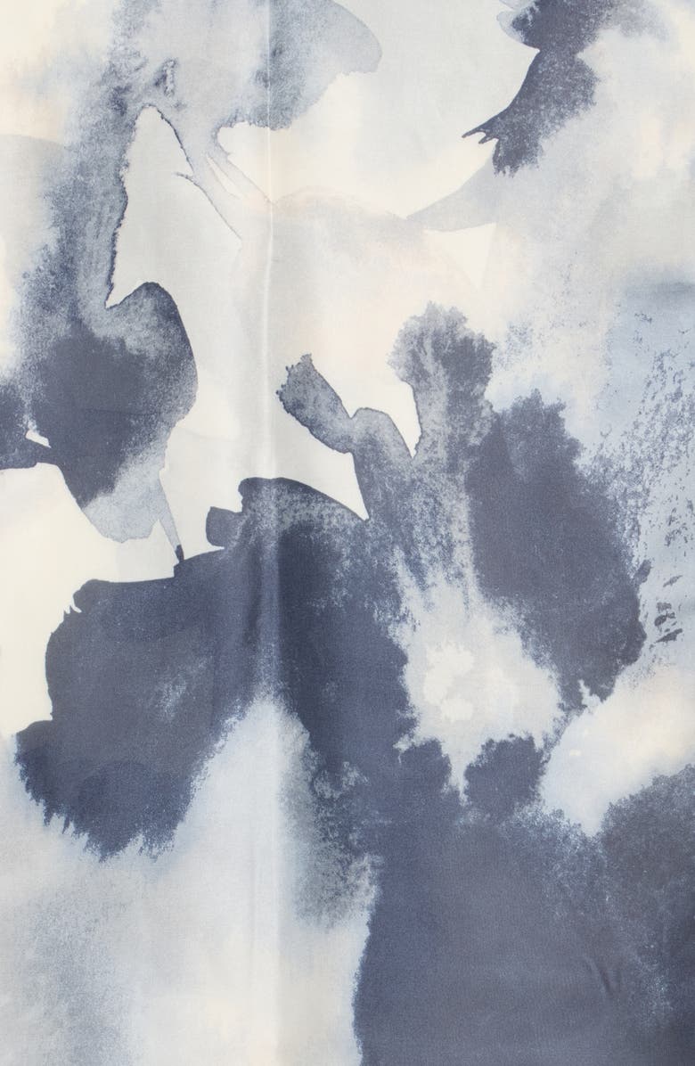 Vince Camuto Ink Bloom Oblong Scarf, Alternate, color, Neutral