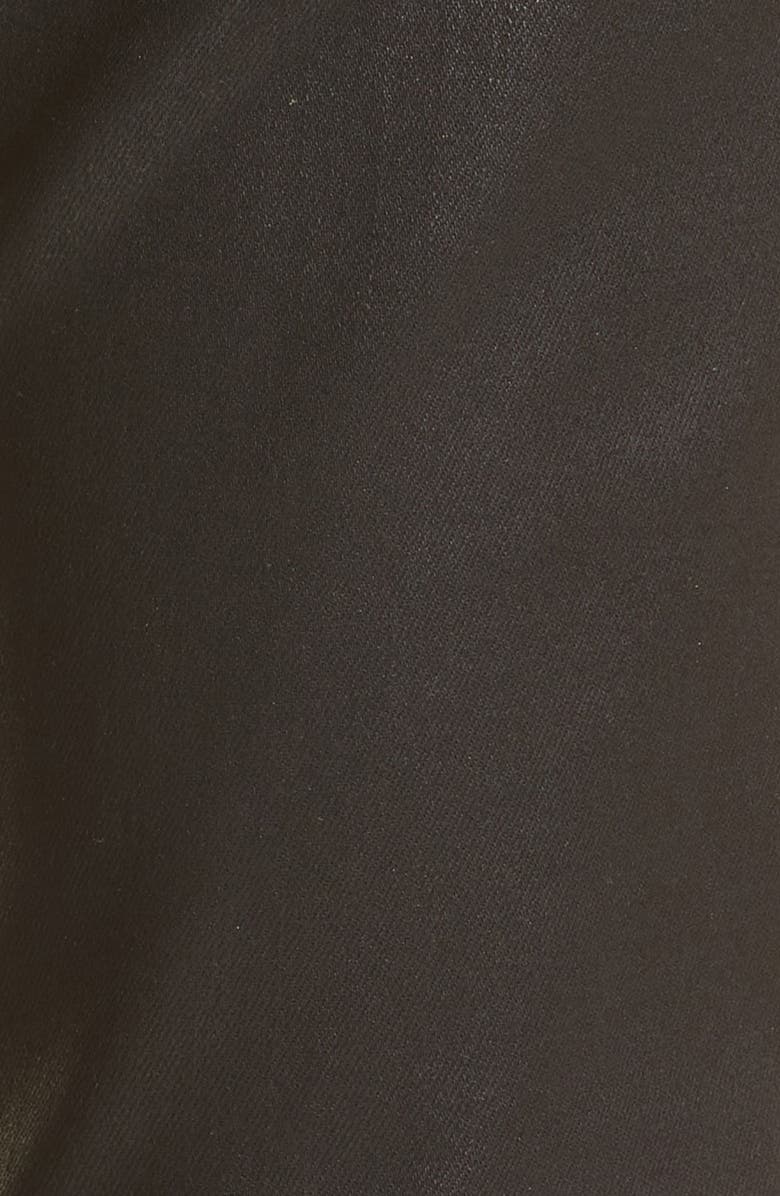 L'AGENCE Lagence Jyothi High Rise Skinny Jeans, Alternate, color, Noir Coated