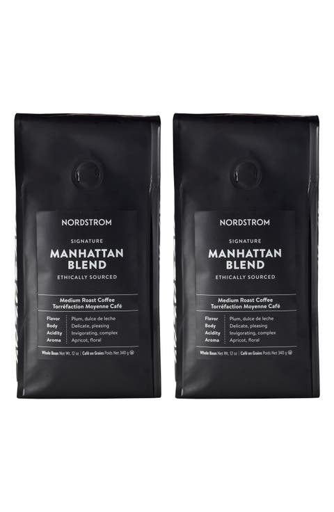 Manhattan Blend Ethically Sourced 2-Pack Whole Bean Coffee