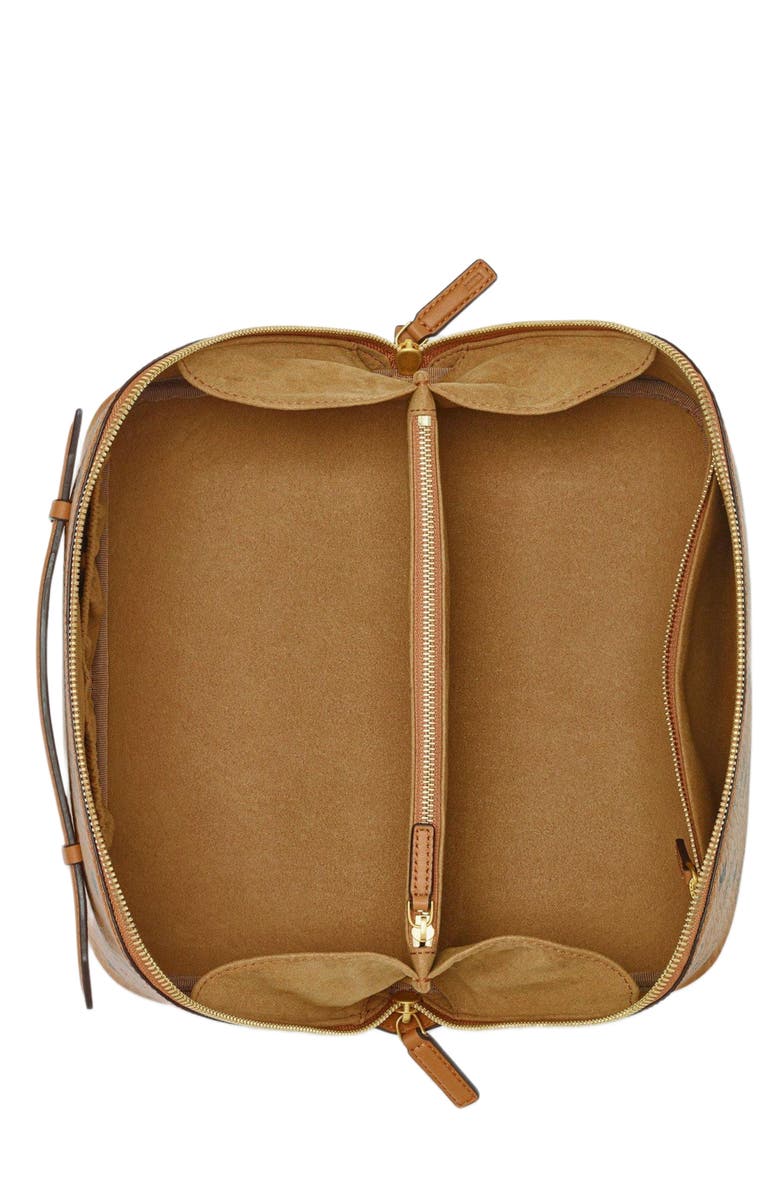 MCM Ottomar Toiletry Bag in Visetos, Alternate, color, 