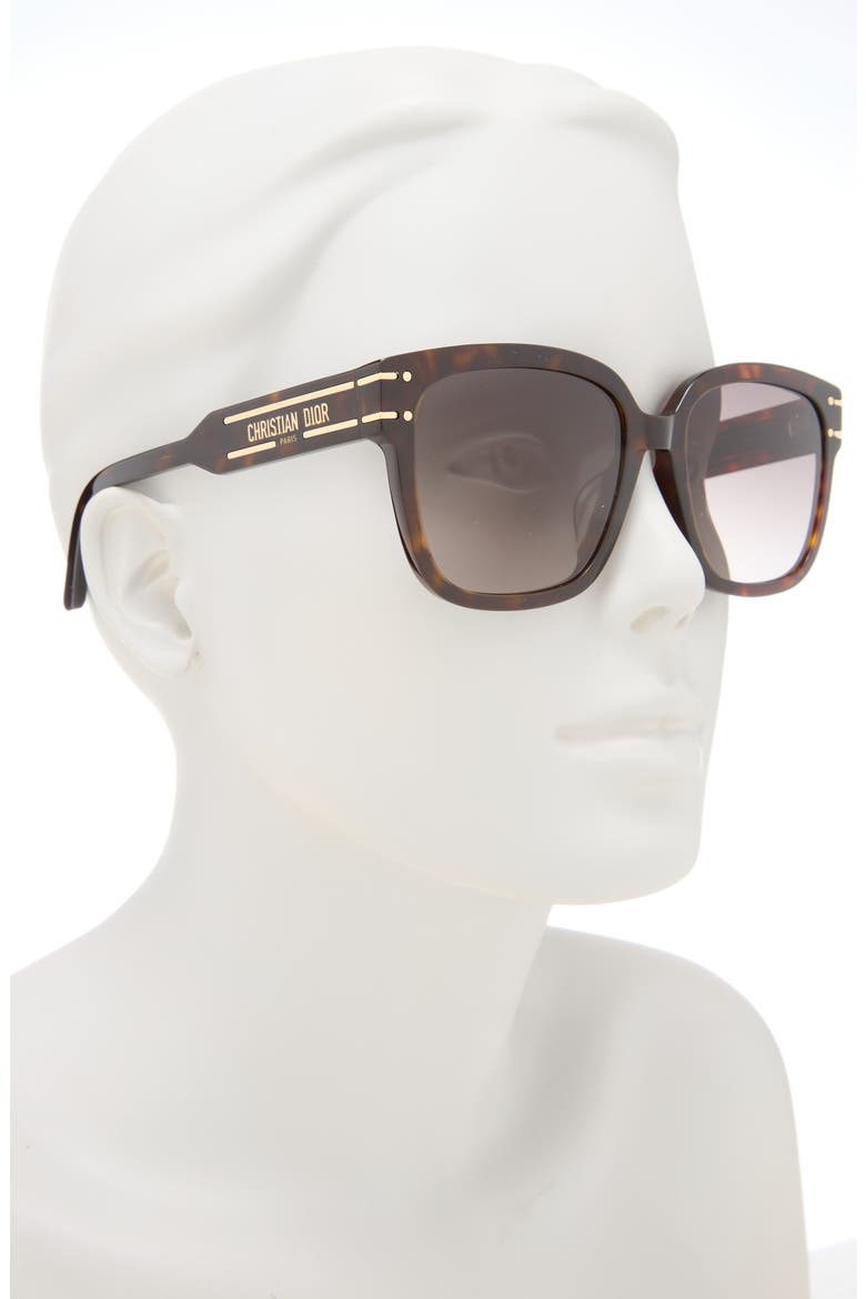 DIOR 'DiorSignature S7F 58mm Square Sunglasses (Women) | Nordstrom