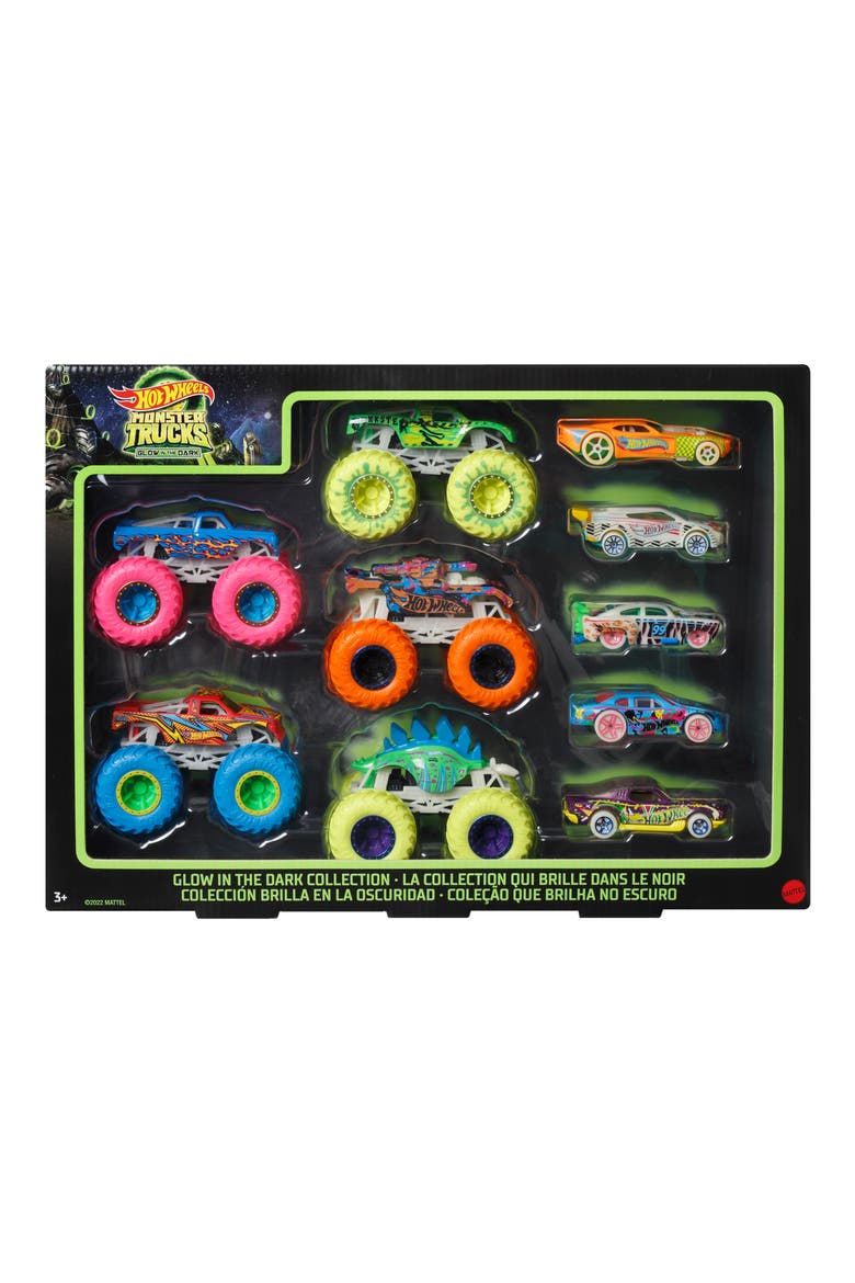 Glow-in-the-Dark Monster Truck Set, Alternate, color, NO COLOR