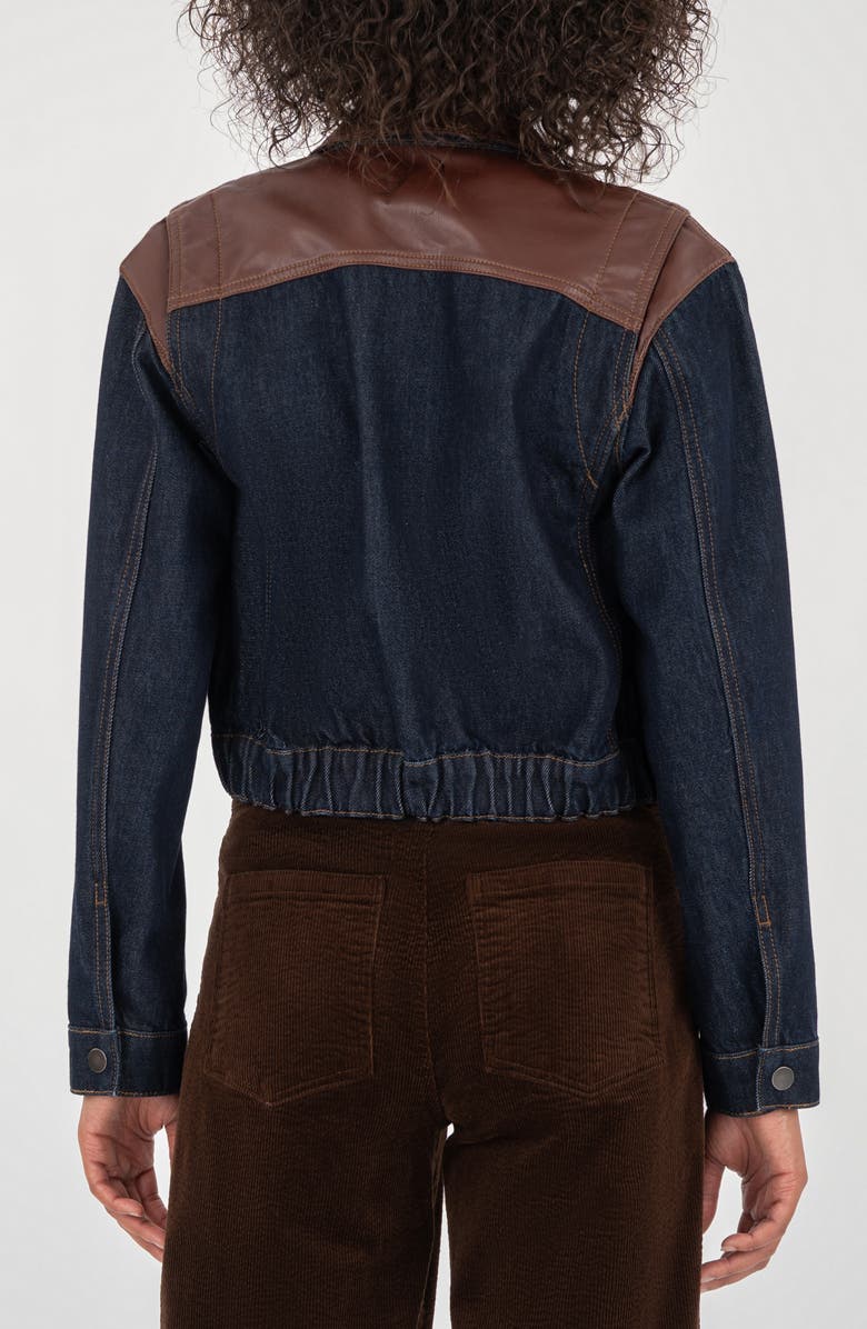 KUT from the Kloth Denim Jacket, Alternate, color, Dark Wash