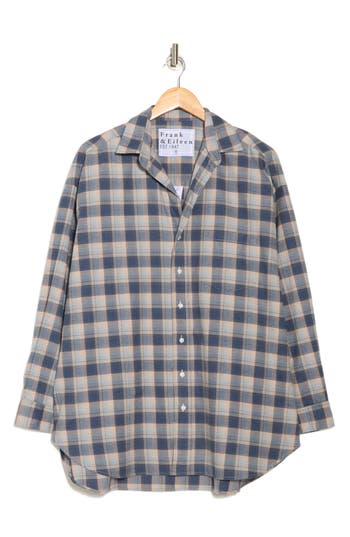 Frank & Eileen Shirley Plaid Oversize Button-up Shirt